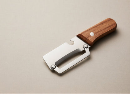 Stainless Steel Peeler with Wooden Handle | Smooth & Durable
