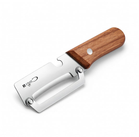 Stainless Steel Peeler with Wooden Handle | Smooth & Durable